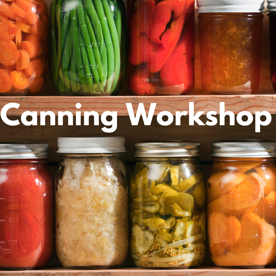 Canning Workshop: Preserve the Harvest with Confidence - June 13, 2025